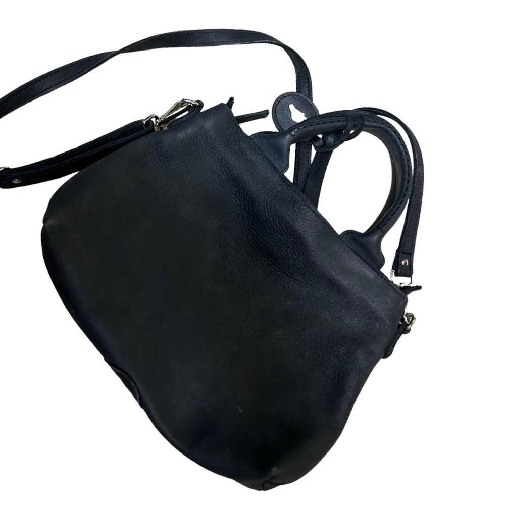 Roots Leather Handbag/Crossbody